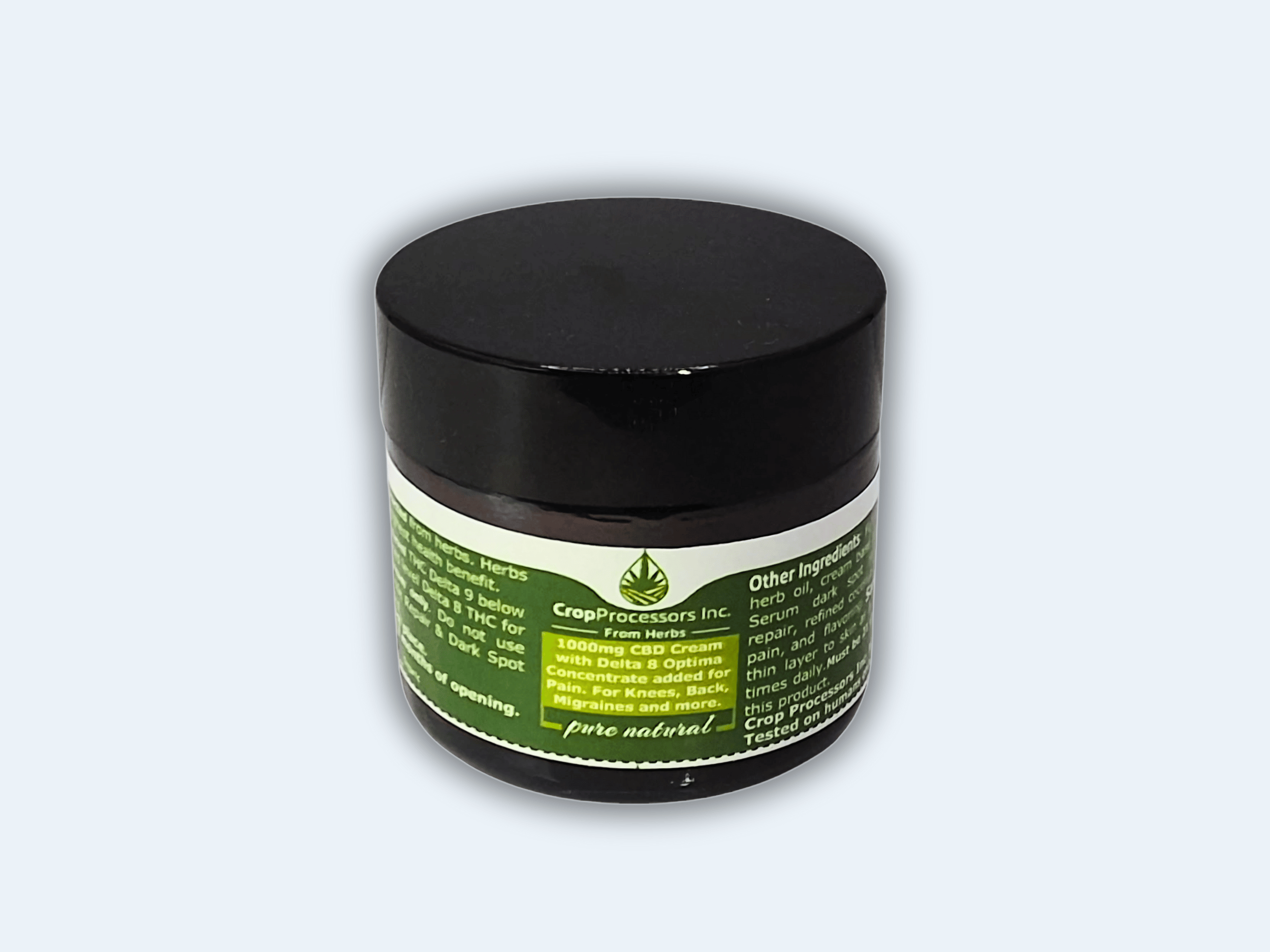 Mean Green CBD + Delta8 Cream – 1000mg | Tube & Jar Options