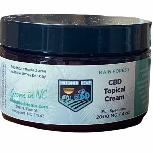 2 Pack x 2000 MG 4 oz RAINFOREST CBD Topical Cream