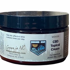 2000 MG 4 oz Woods CBD Topical Cream