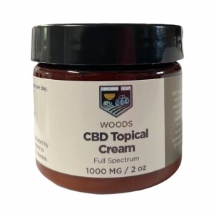 2 Pack x 1000 MG 2 oz Woods CBD Topical Cream